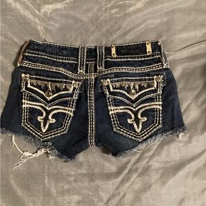 Cut off rock revival shorts